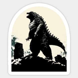 Godzilla Sticker